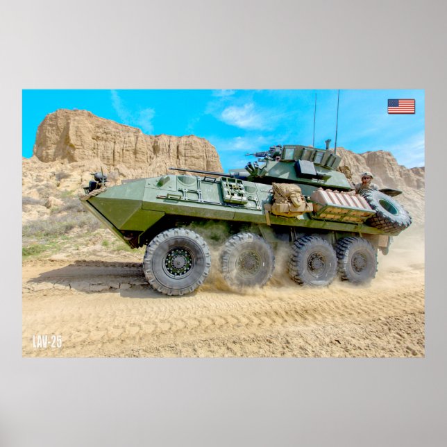 ARMORIERTER PERSONENBEFÖRDERER - LAV-25 POSTER (Vorne)