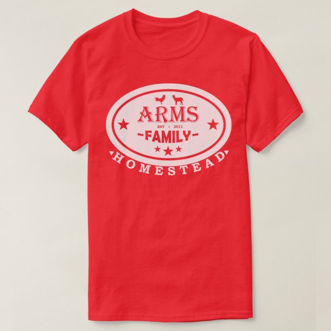 Arms Family Homestead Lifestyle T-Shirt (Design vorne)