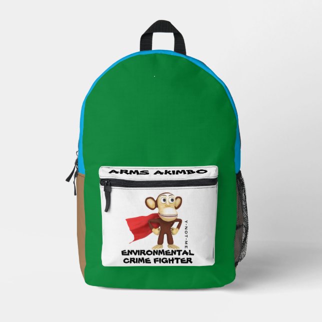 ARMSAKIMBO 2 BEDRUCKTER RUCKSACK (Vorderseite)