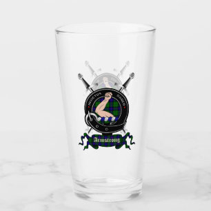 Armstrong Abzeichen Pint Glass Glas
