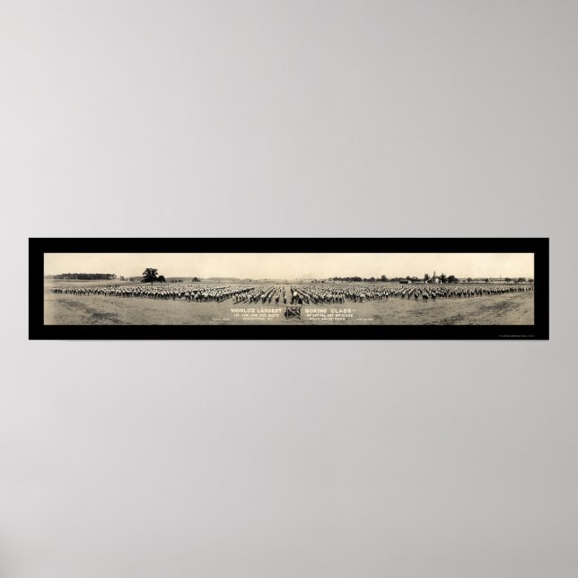 Armstrong Boxing Class Foto 1918 Poster (Vorne)