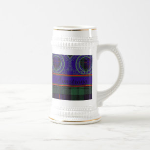 Armstrong-Clan karierter schottischer Tartan Bierglas
