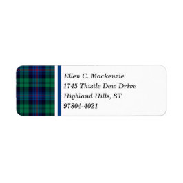Armstrong Clan Royal Blue und Green Tartan