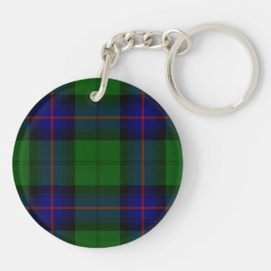 Armstrong Clan Tartan Blau kariert Schlüsselanhänger