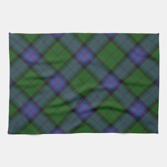 Armstrong Clan Tartan Schottisches Kariertes Muste Geschirrtuch (Horizontal)