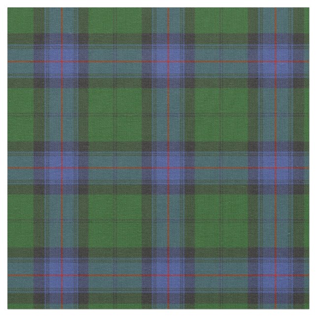 Armstrong Clan Tartan Schottisches Kariertes Muste Stoff (Nahaufnahme)