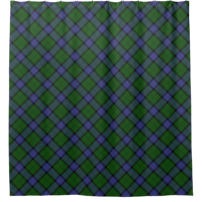 Armstrong Clan Tartan Scottish Kariert Pattern Duschvorhang (Vorderseite)