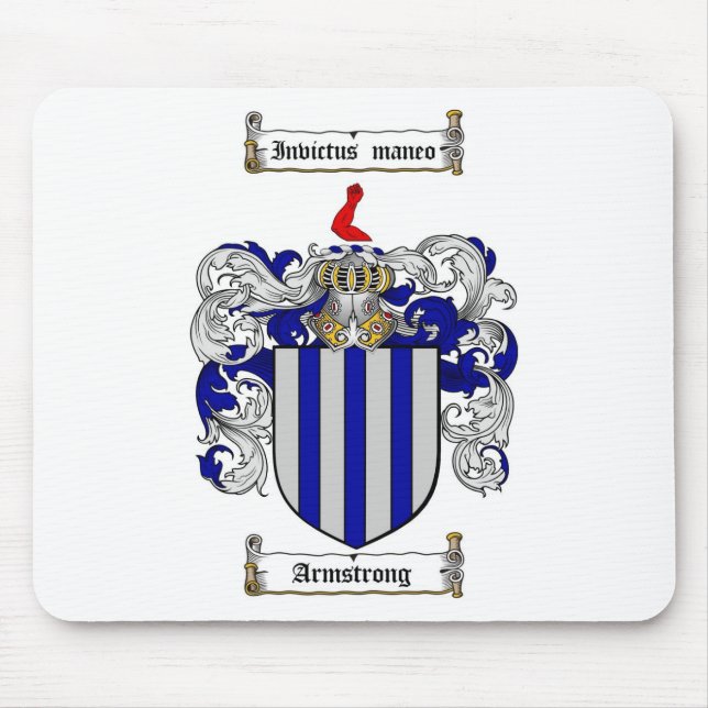 ARMSTRONG-FAMILIENWAPPEN - ARMSTRONG-WAPPEN MOUSEPAD (Vorne)