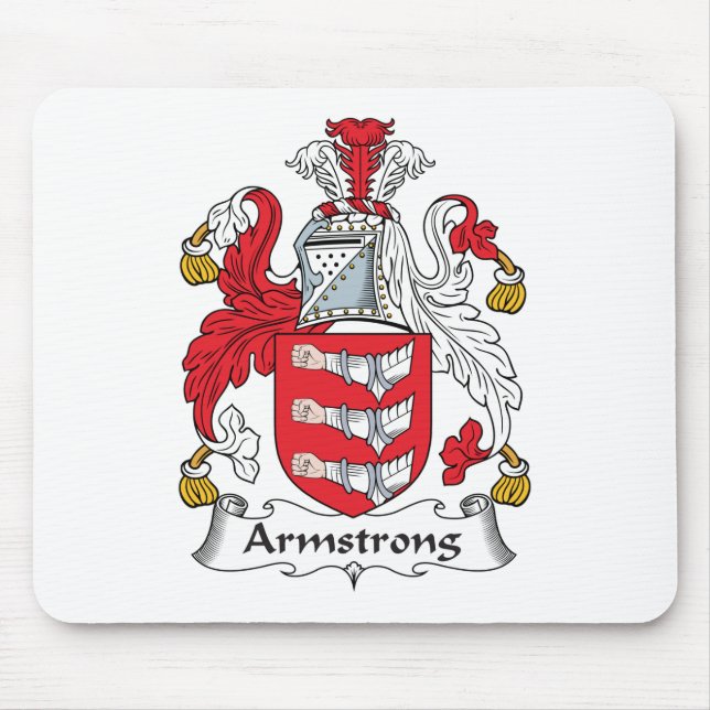 Armstrong-Familienwappen Mousepad (Vorne)