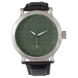 Armstrong Offizieller Clan Tartan mit Ihren Initia Armbanduhr