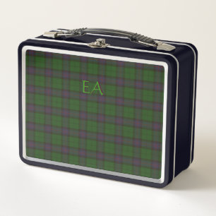 Armstrong Offizieller Clan Tartan mit Ihren Initia Metall Brotdose