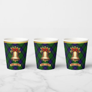 Armstrong Personalisiert Tartan Christmas Pappbecher