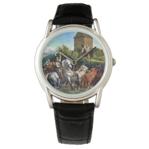 Armstrong Scottish Clan Castle Painting Watch Armbanduhr