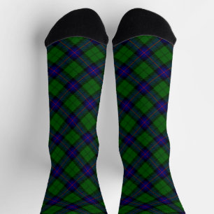 Armstrong-Tartan blau-grün kariert Socken
