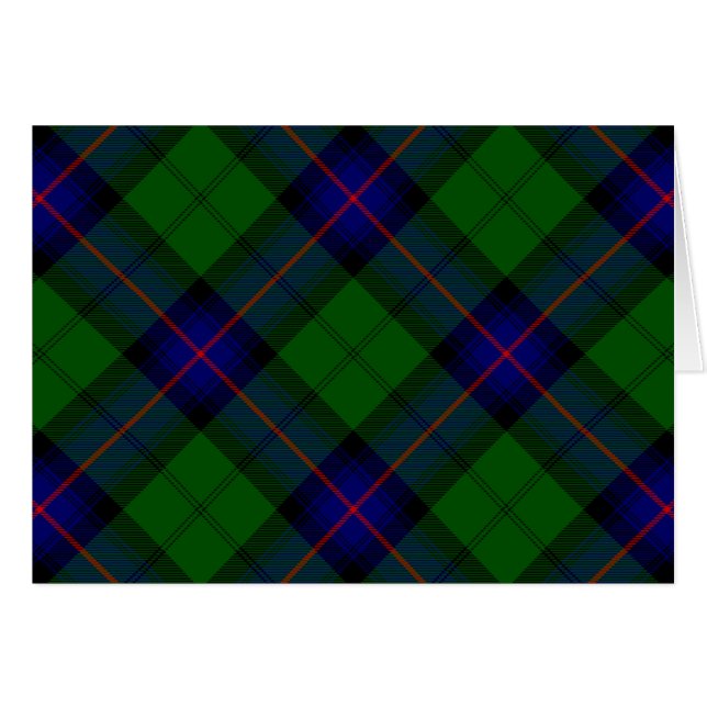 Armstrong Tartan blau und grün kariert (Vorderseite (Horizontal))