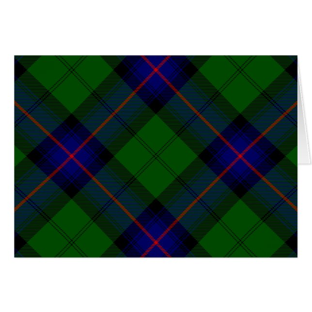 Armstrong Tartan blau und grün kariert (Vorderseite (Horizontal))