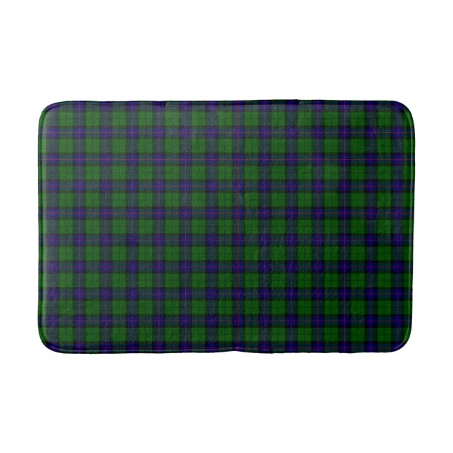Armstrong Tartan blau und grün kariert Badematte (Vorderseite)