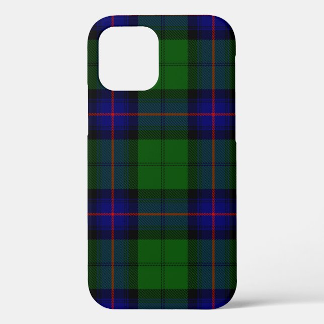 Armstrong Tartan blau und grün kariert Case-Mate iPhone Hülle (Rückseite)