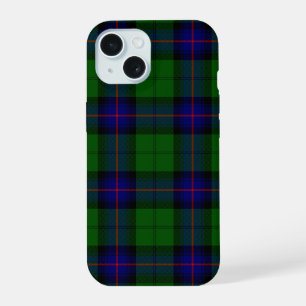 Armstrong Tartan blau und grün kariert iPhone 15 Hülle