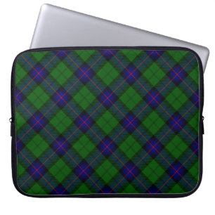 Armstrong Tartan blau und grün kariert Laptopschutzhülle