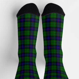 Armstrong Tartan blau und grün kariert Socken