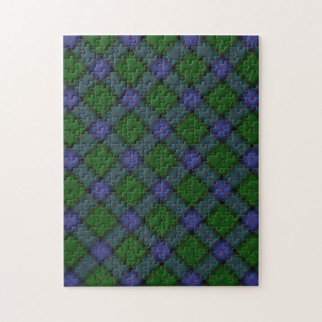 Armstrong Tartan Kariertes Muster Puzzle (Vertikal)