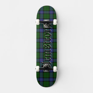 Armstrong Tartan Scottish Kariert Pattern Skateboard