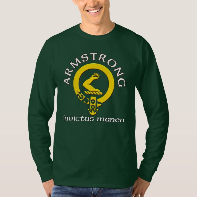 Armstrong Wappen Invictus Maneo T - Shirt (Vorderseite)