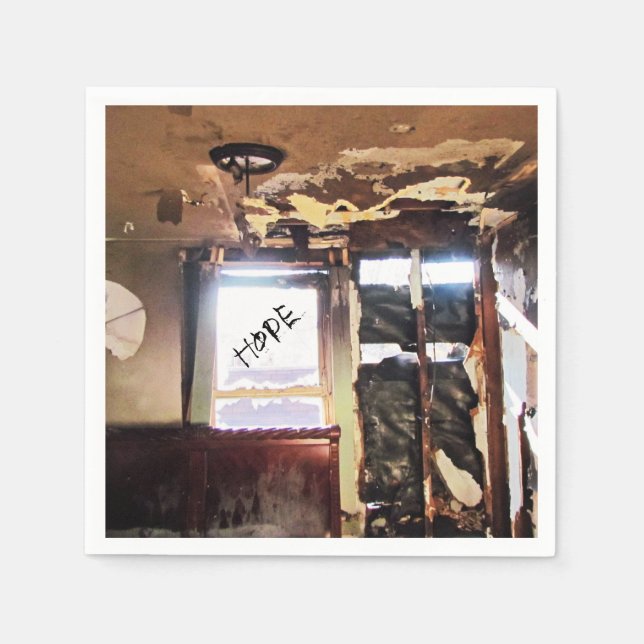 Armutsfenster Serviette (Vorderseite)