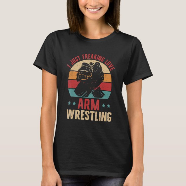 Armwrestling Arm Wrestler Love Arm Wrestling_2 T-Shirt (Vorderseite)