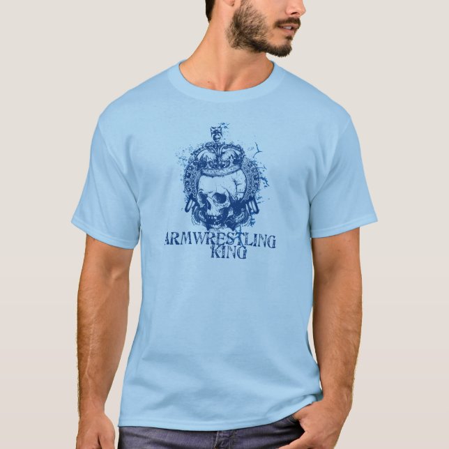 Armwrestling König T-Shirt (Vorderseite)