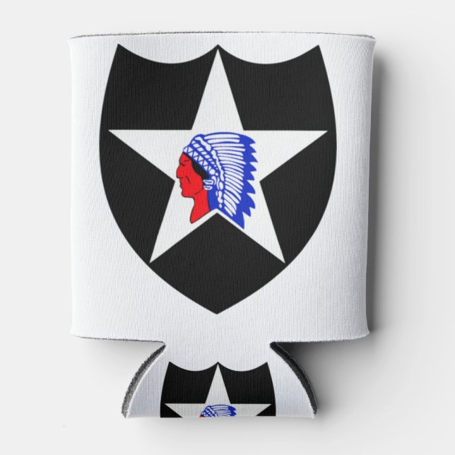 Army 2. Infanterieabteilung Indischer Leiter Dosenkühler (Vorderseite)