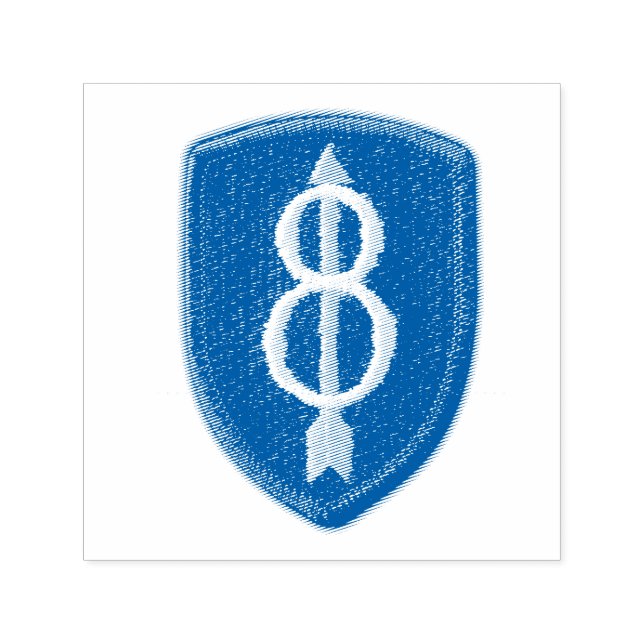 Army 8. Infanteriedivision Pathfinder Patch Permastempel (Design)