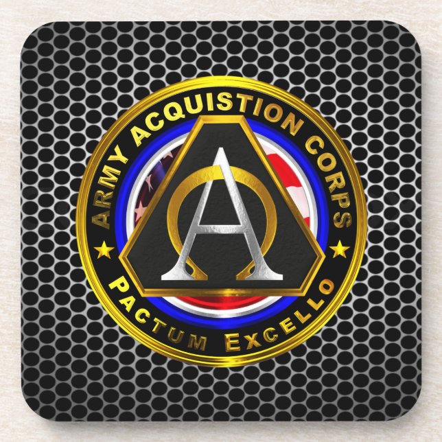Army Acquisition Corps Getränkeuntersetzer (Vorderseite)