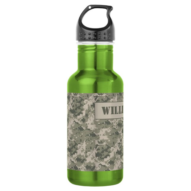 ARMY ACU Camoflauge Digital 32.oz. Edelstahlflasche (Vorderseite)