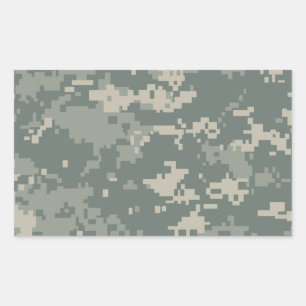 Army ACU Camouflage Rechteckiger Aufkleber