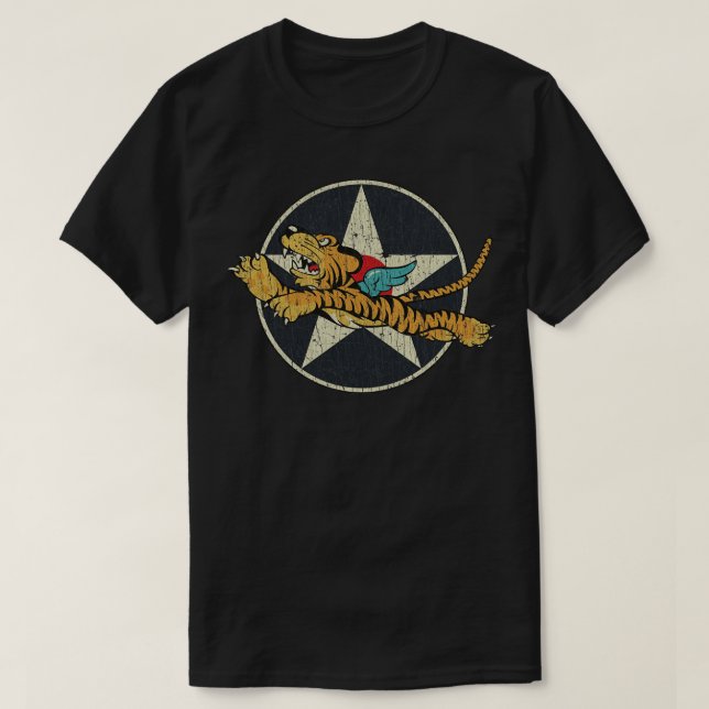 Army Air Corps Flying Tigers AVG 1941 T-Shirt (Design vorne)