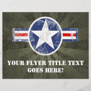 Army Air Corps Vintag Flyer