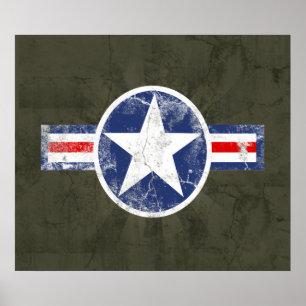 Army Air Corps Vintag Poster