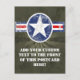 Army Air Corps Vintag Postkarte (Vorderseite)