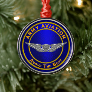 ARMY AVIATION ORNAMENT AUS METALL
