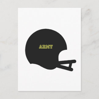 Army Black Knights Vintage Football Helmet Logo Postkarte