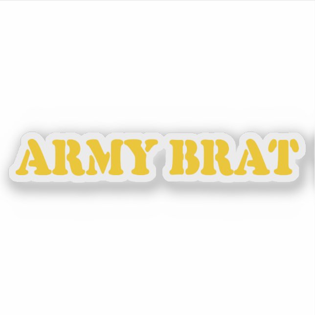 ARMY BRAT AUFKLEBER (Vorderseite)