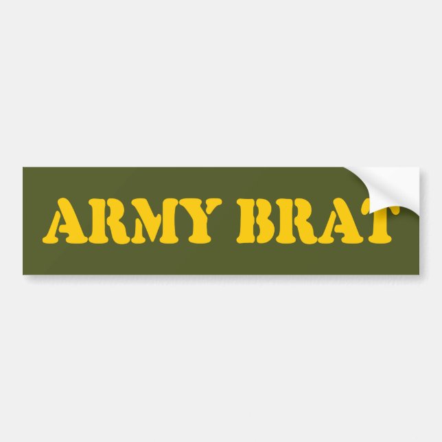 ARMY BRAT AUTOAUFKLEBER (Vorne)