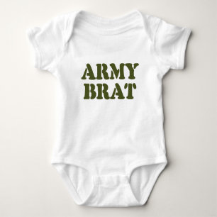 ARMY BRAT BABY STRAMPLER