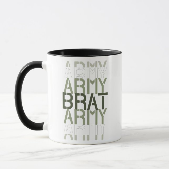 Army Brat Coffee Tasse (Links)