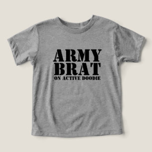 Army Brat in aktiven Windeln Baby Humor