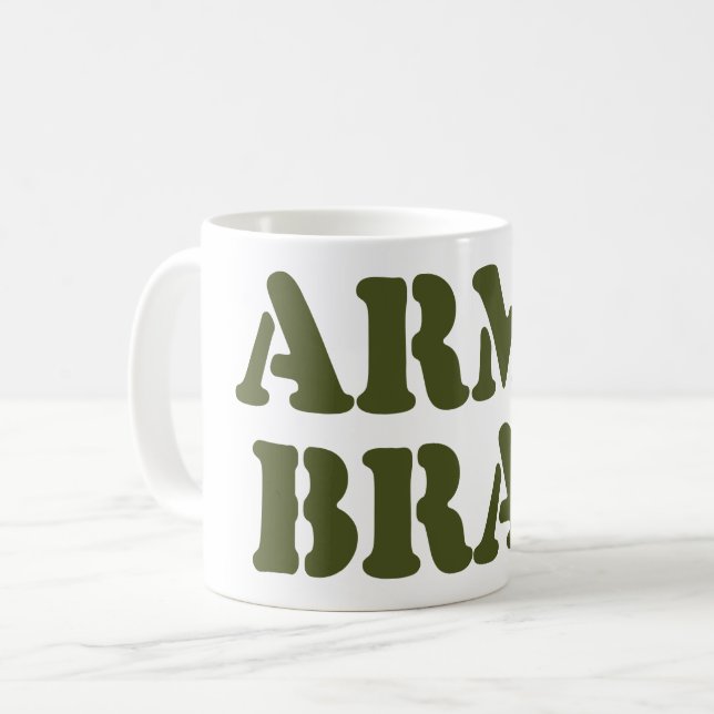 ARMY BRAT KAFFEETASSE (Vorderseite Links)