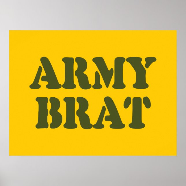 ARMY BRAT POSTER (Vorne)