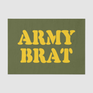 ARMY BRAT SEIDENPAPIER